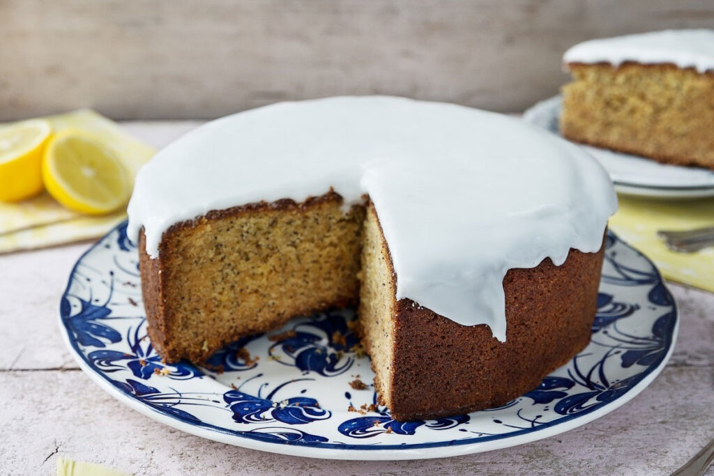 Lemon Almond & Poppy Seed Cake