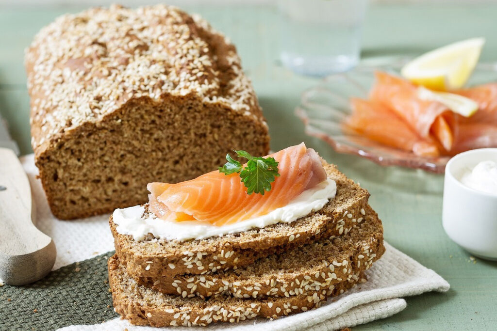 Smoked Salmon with Farmhouse Brown Bread