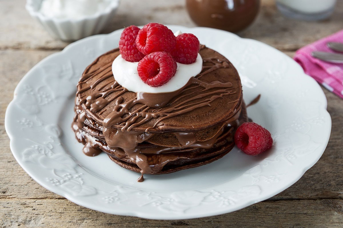 Chocolate Cacao Pancakes