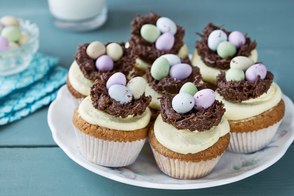 Easter Simnel Cupcakes