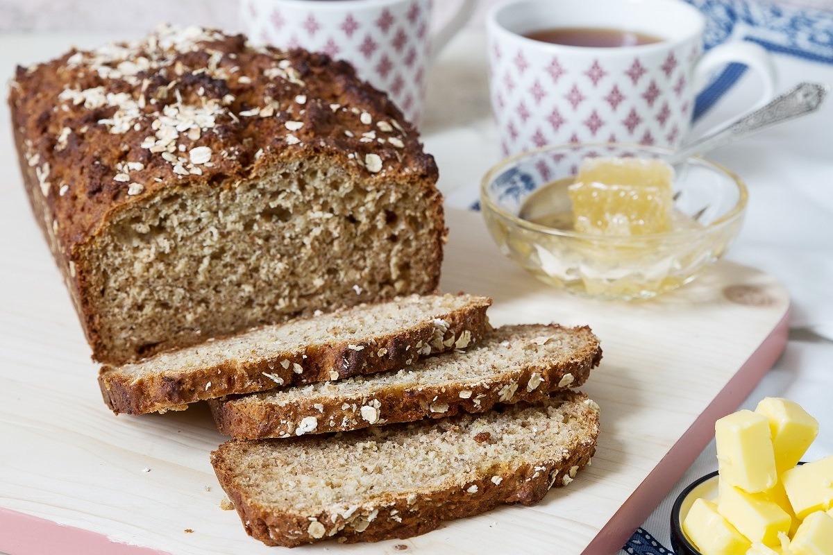 Honey Oat Quick Bread