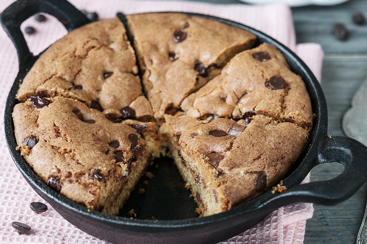 Deep Dish Chocolate Chip Cookie Pie