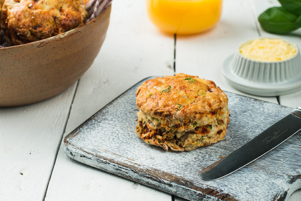 Sun-Dried Tomato & Feta Scones