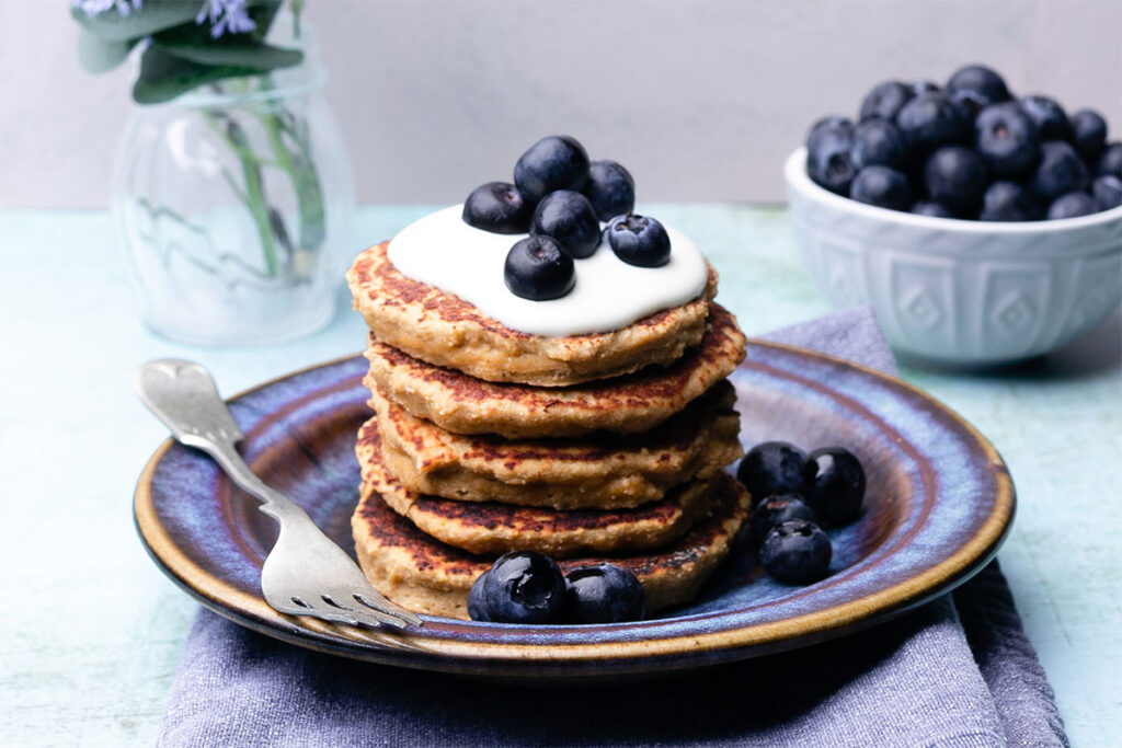 Coconut Flour and Peanut Butter Pancakes