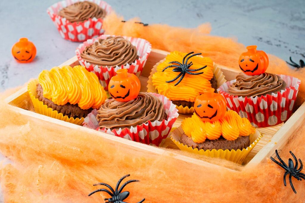 Halloween Choc Chip Muffins