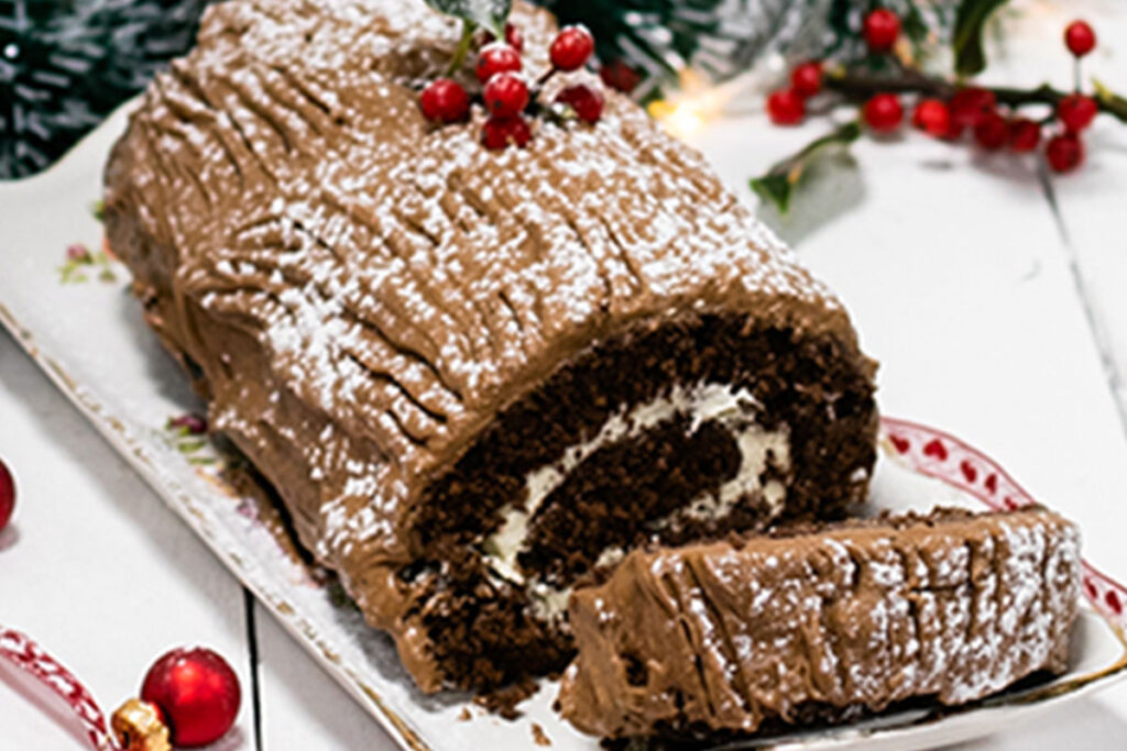 Chirstmas Chocolate Yule Log