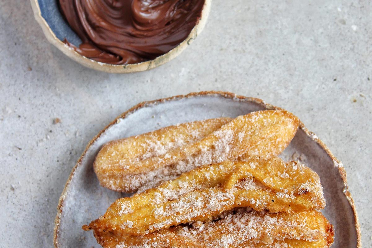 Churros with Chocolate Sauce