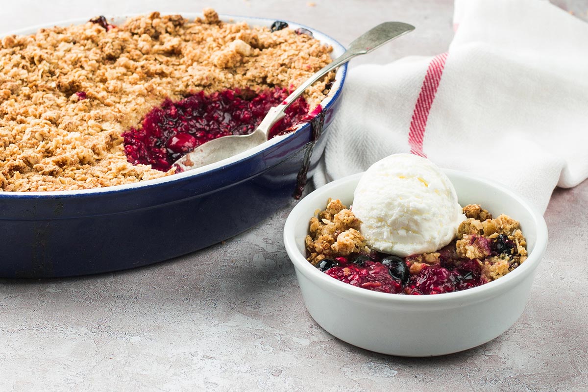 Fresh Fruit Crumble