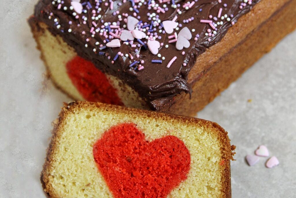 Hidden Heart Cake