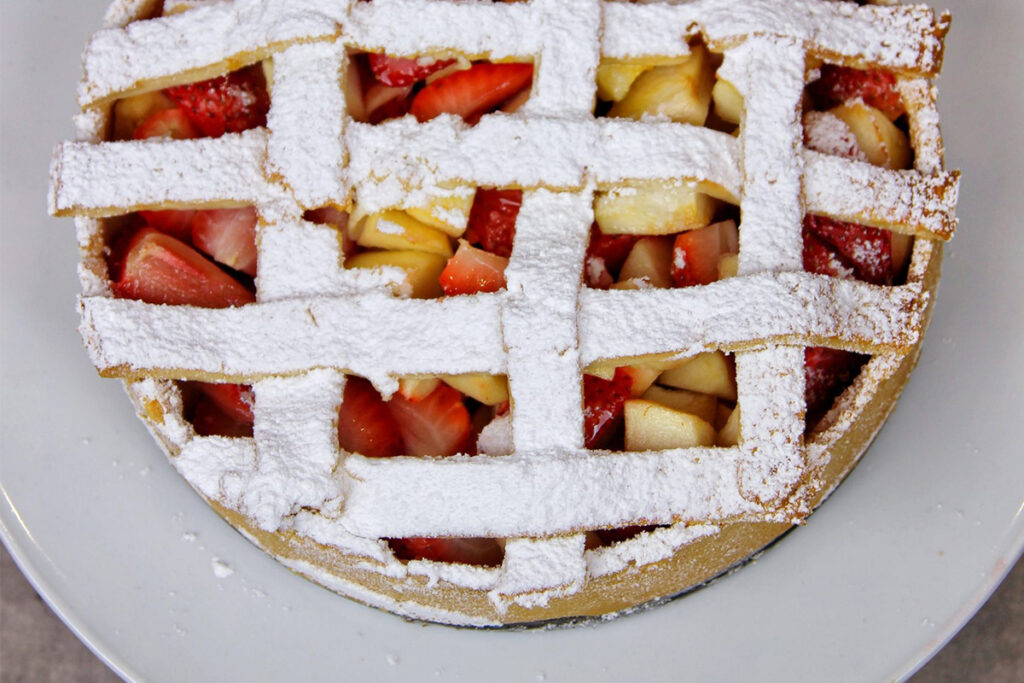 Strawberry & Apple Tart