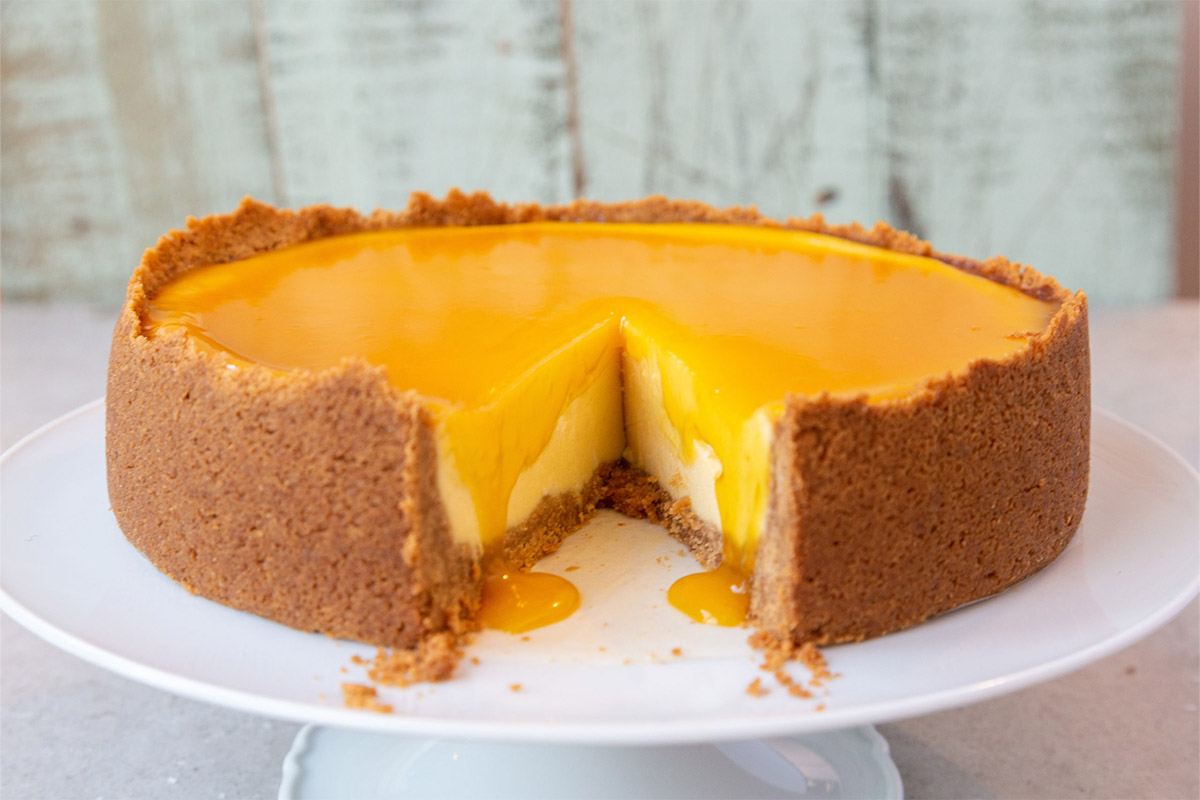 Passionfruit Baked Cheesecake