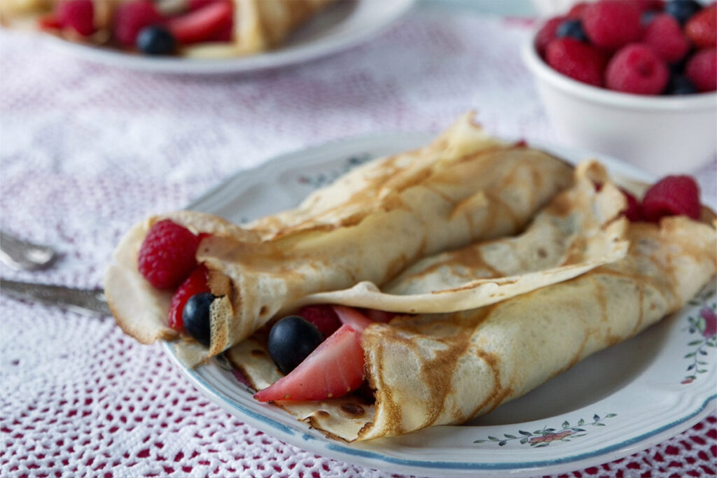 Gluten Free Crepe Style Pancakes