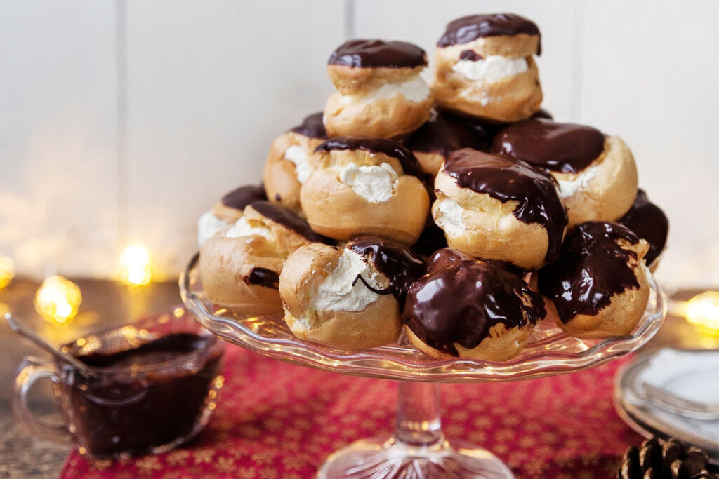 Profiteroles & Chocolate Sauce