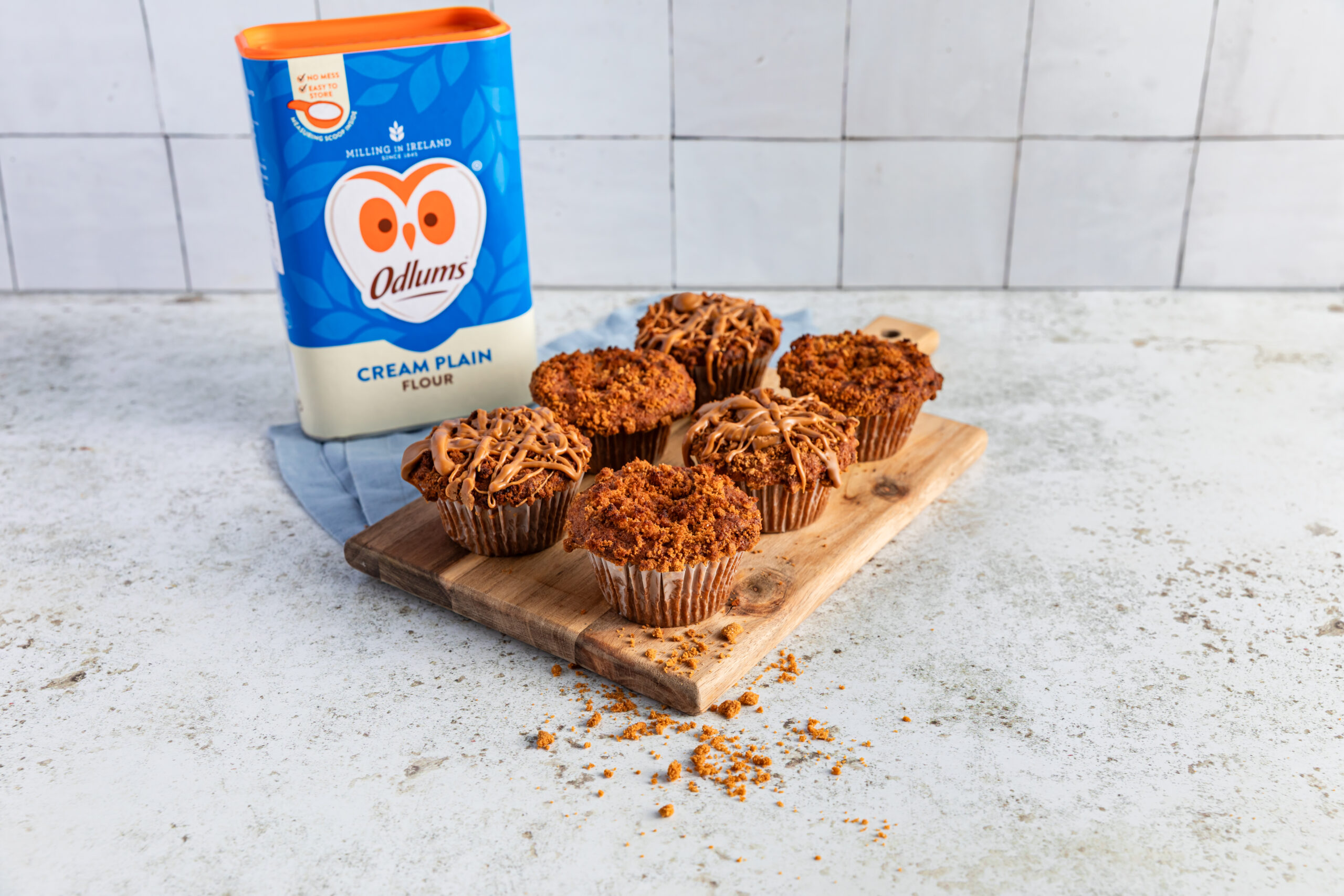 Banana Biscoff Muffins