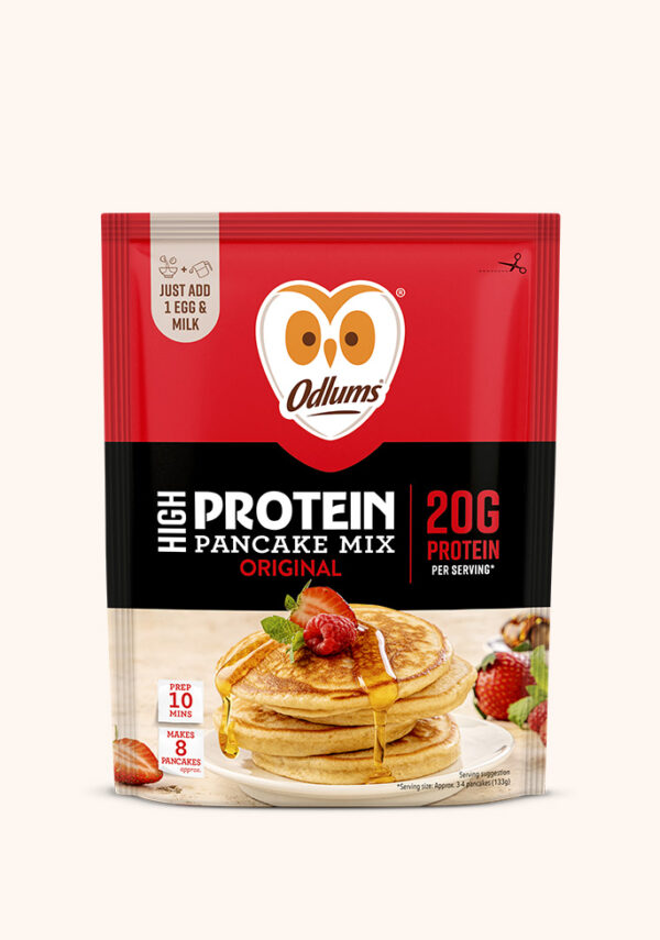 Odlums Protein Pancake packaging